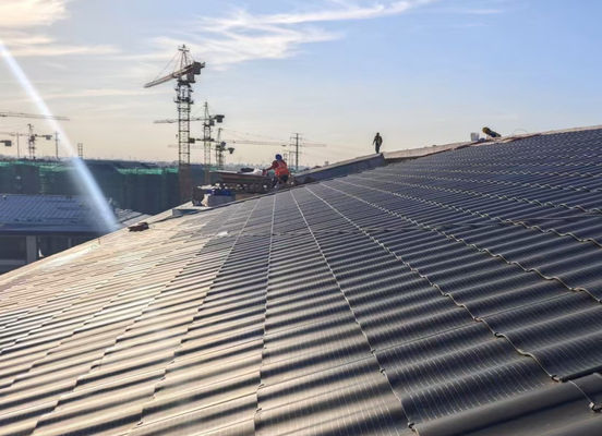 Dimensões externas 723*500*41mm Painel solar BIPV de 40W com vidro frontal 5mm vidro traseiro