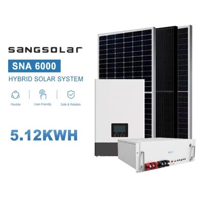 6KW 12KW 18KW Armazenamento 10KW Completo sistema de bateria solar para casa