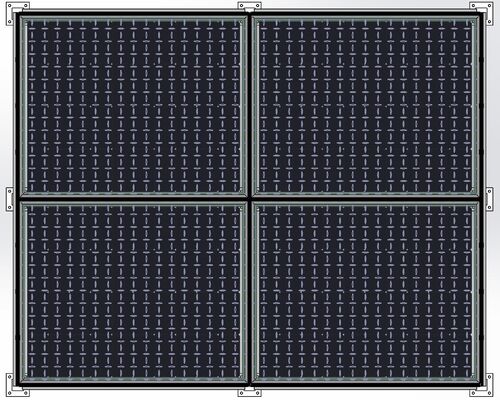 135W Monocristalino Antiderrapante Vidro Temperado Telhas Solares de Pavimento com 25 anos de garantia de saída